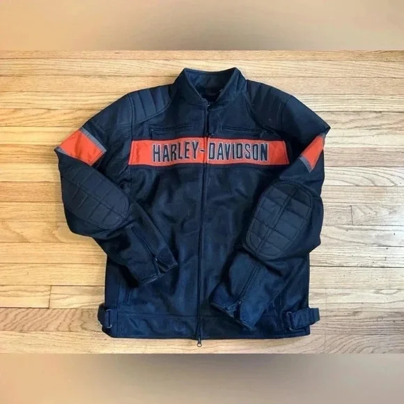 Harley Davidson motorcycle riding jacket Large Tall LT Harley-Davidson​ - Picture 4 of 11
